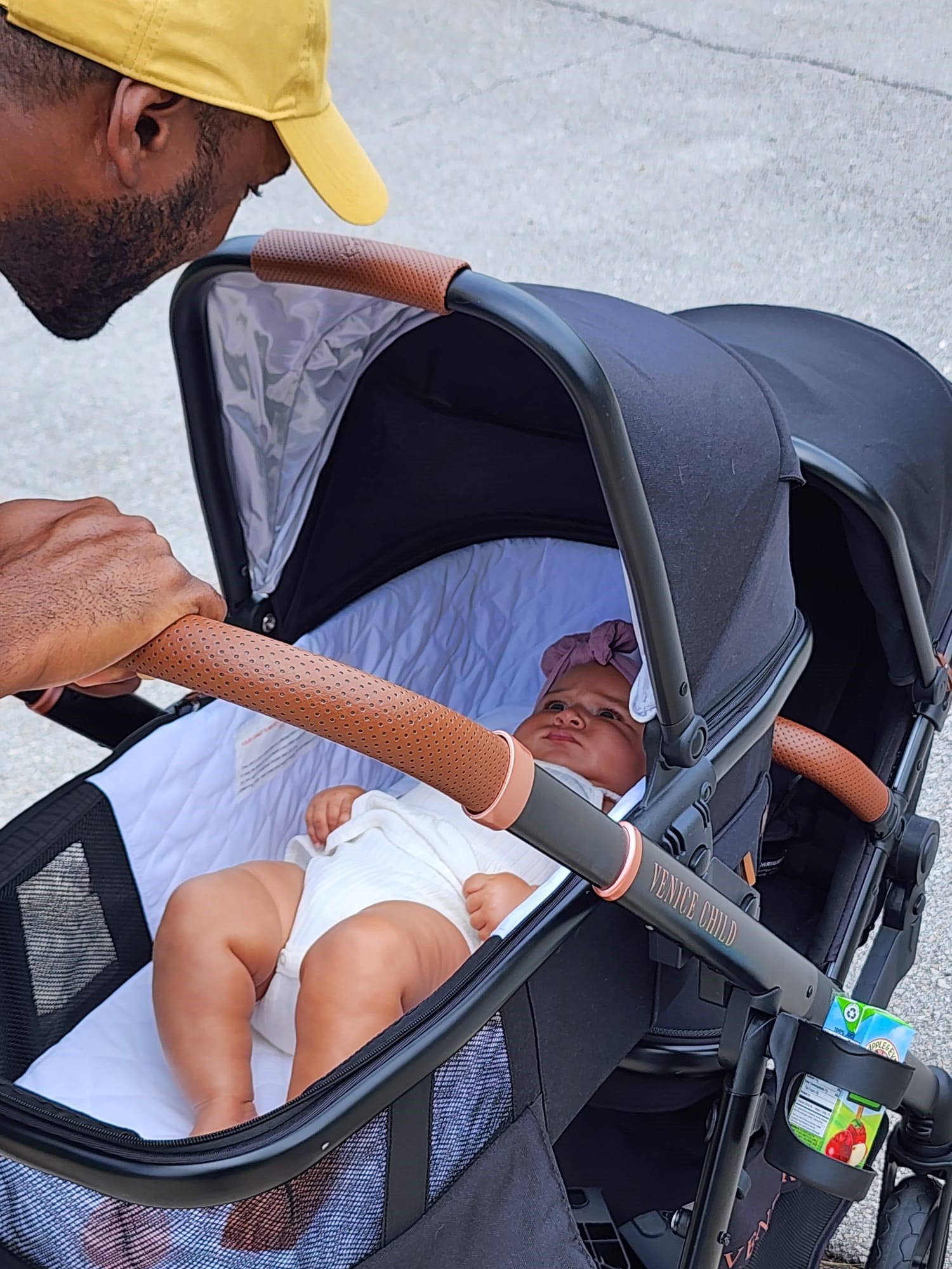 Ventura Single to Double Stroller with Standing Platform & Bassinet (P – VeniceChild