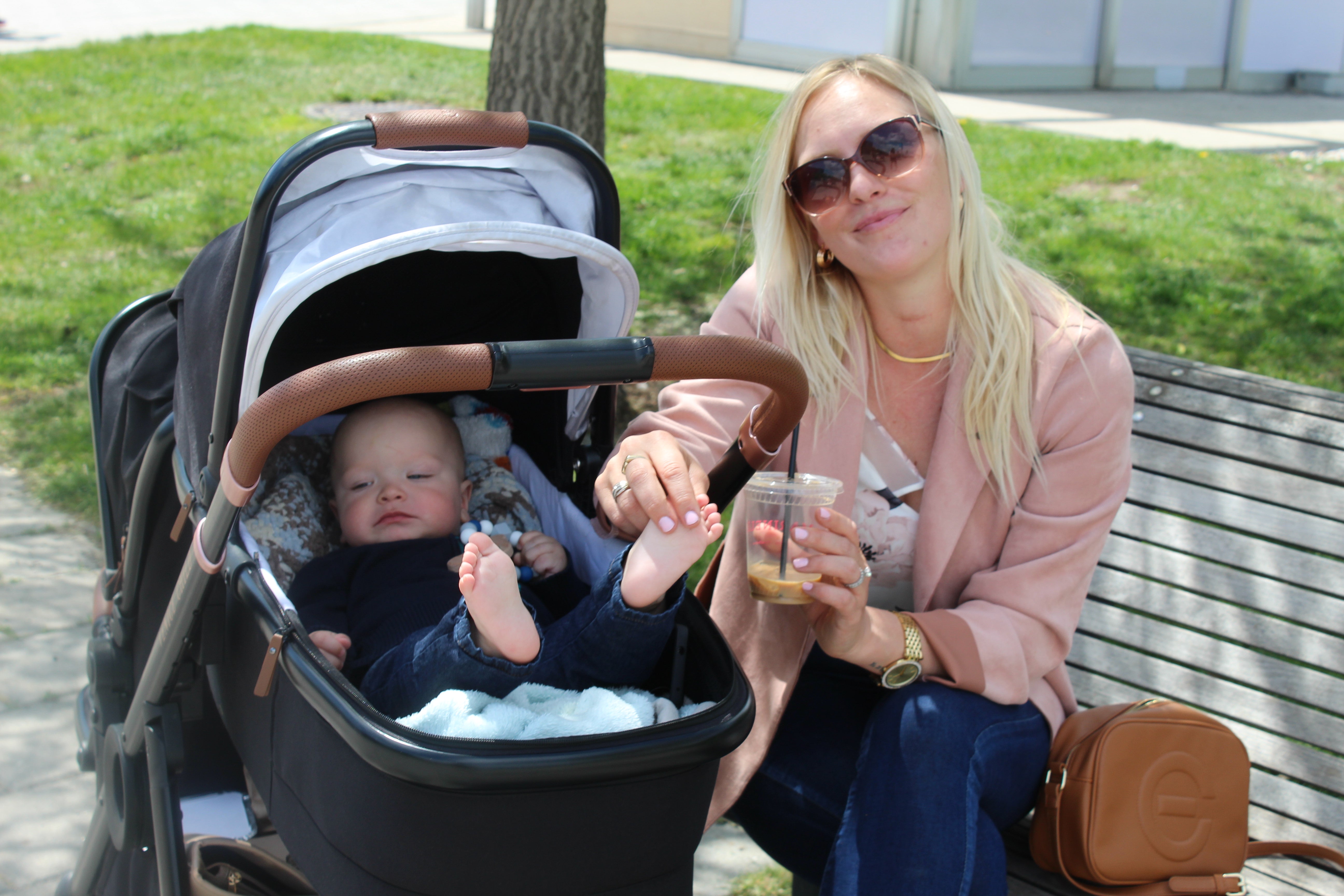double stroller with bassinet on top Maverick Single to Double Stroller Stand-Alone Bassinet – VeniceChild