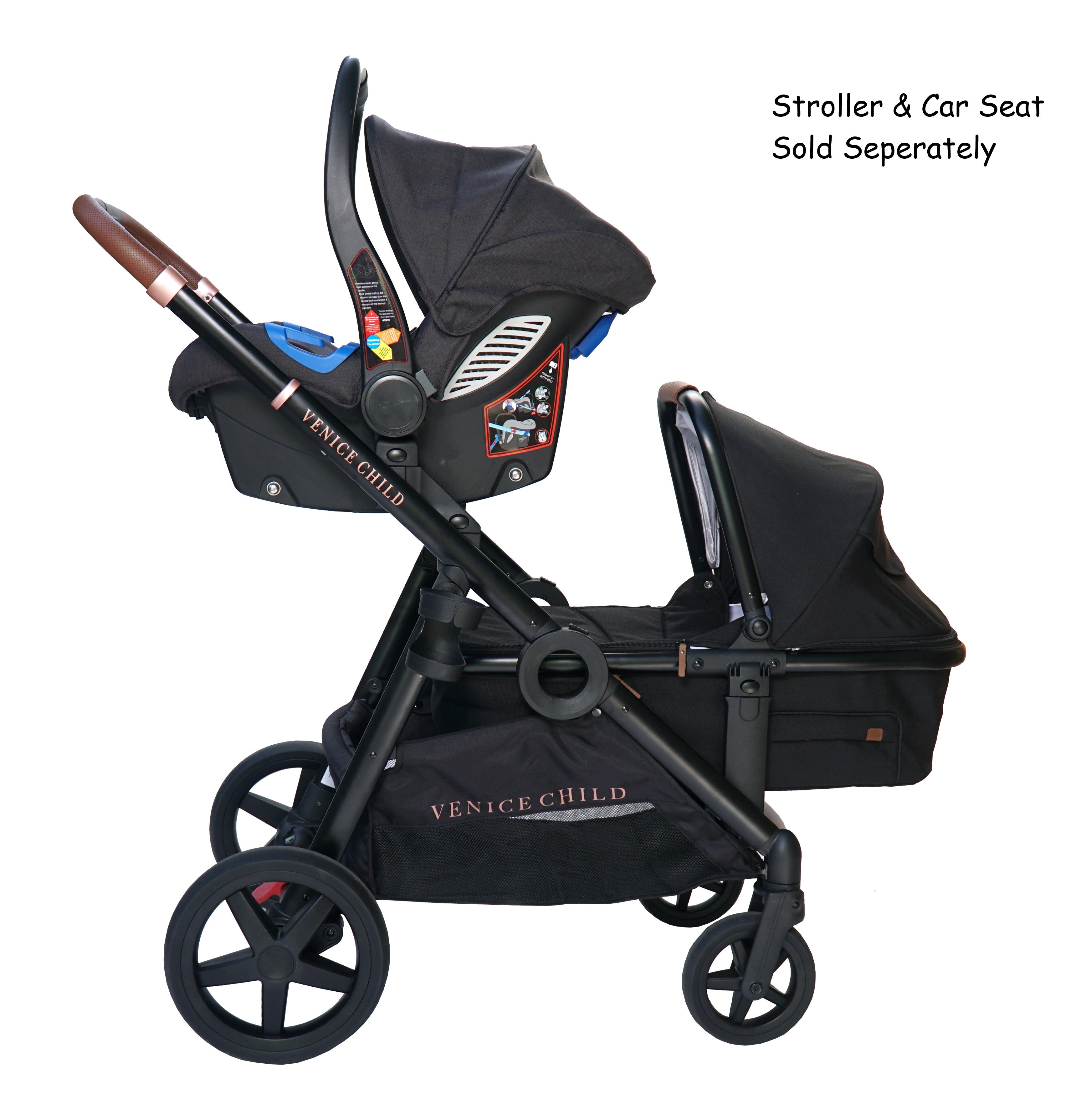 double stroller bassinet Maverick Single to Double Stroller Stand-Alone Bassinet